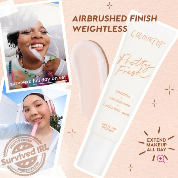 ColourPop Pretty Fresh Set It Up Primer, 30ml, NIB - Picture 2 of 7